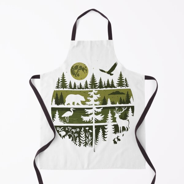 Item preview, Retro Forest Wildlife Nature Scene designed and sold by torildorxop.