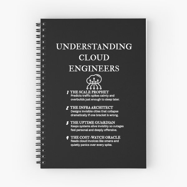 Item preview, Cloud Engineer Humor – Relatable Tech Personality Designs – Black designed and sold by PsyFlow35.