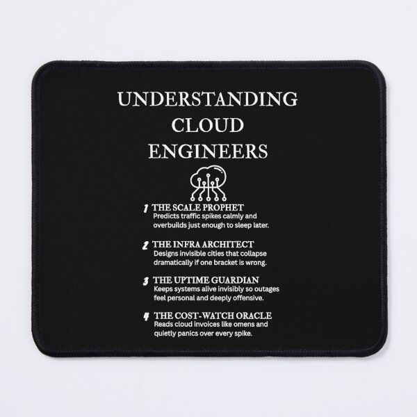 Item preview, Cloud Engineer Humor – Relatable Tech Personality Designs – Black designed and sold by PsyFlow35.