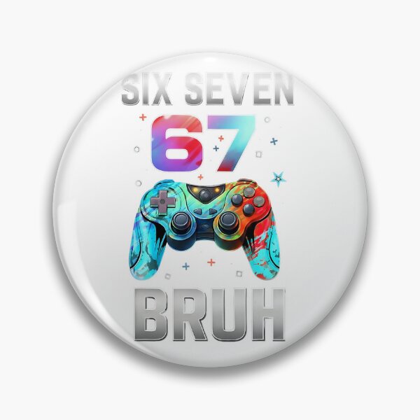 Item preview, Six Seven 67 Colorful Controller Bruh designed and sold by torildorxop.