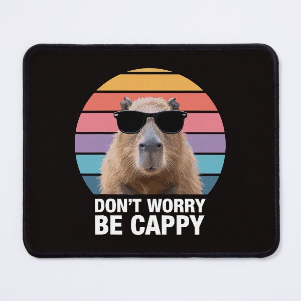 Item preview, Dont Worry Be Cappy Capybara designed and sold by torildorxop.
