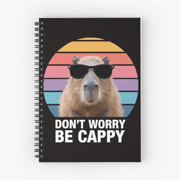 Item preview, Dont Worry Be Cappy Capybara designed and sold by torildorxop.