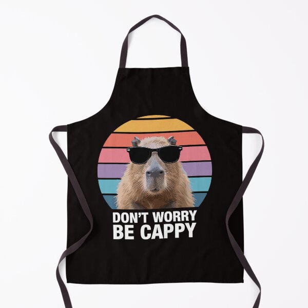 Item preview, Dont Worry Be Cappy Capybara designed and sold by torildorxop.