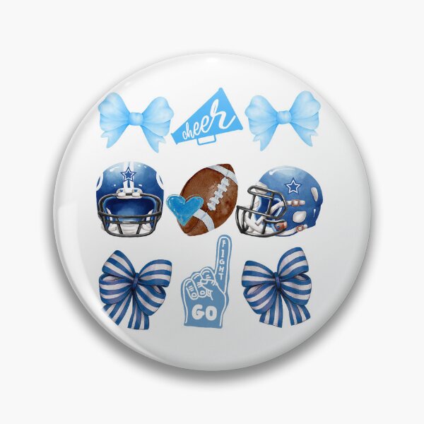 Item preview, Dallas Blue Bow Cheer Icons designed and sold by torildorxop.