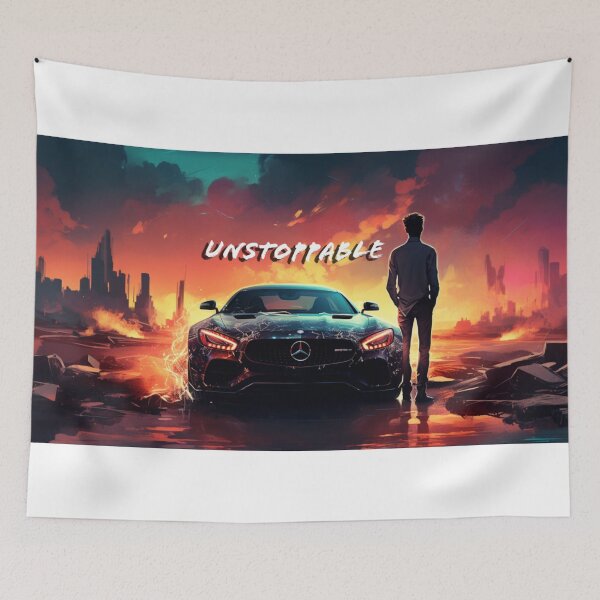 Item preview, Rivalry | UNSTOPPABLE – Motivational Supercar Power Art | Hustle Mindset Aesthetic | Lando Norris designed and sold by zevorgue.