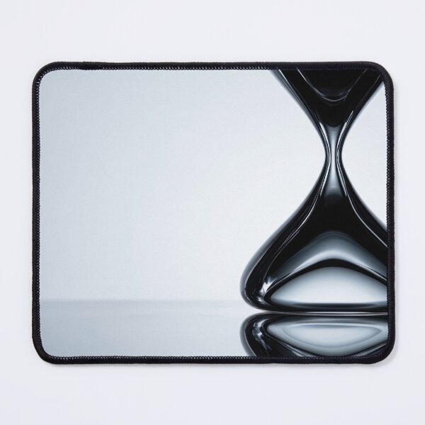Item preview, Black hourglass on glass designed and sold by anytka.