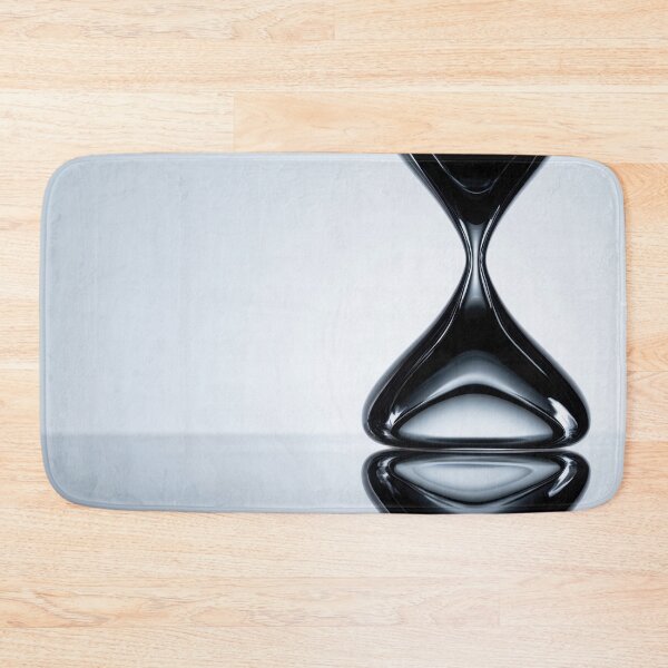 Item preview, Black hourglass on glass designed and sold by anytka.