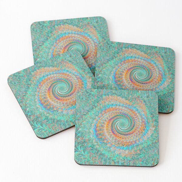 Item preview, Abstract Multicolored Floral Fractal Swirl Mix 21 designed and sold by SXW Designs.