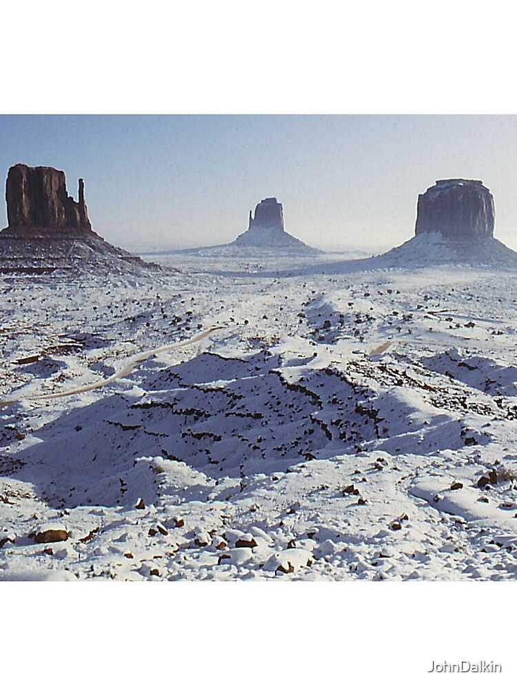 Monument Valley in the snow by JohnDalkin