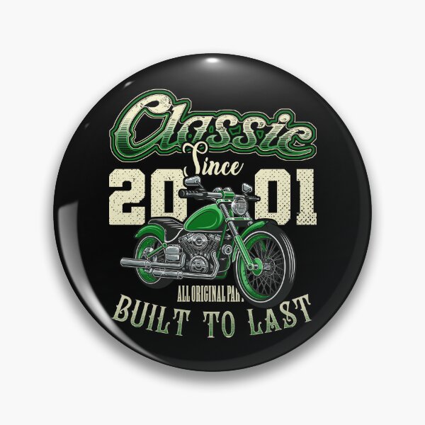 Item preview, Motorcycle Bikers Motorbike Birthday Born In 2001 designed and sold by JRRTs.