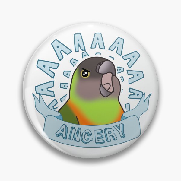 Item preview, ANGERY - senegal parrot designed and sold by FandomizedRose.