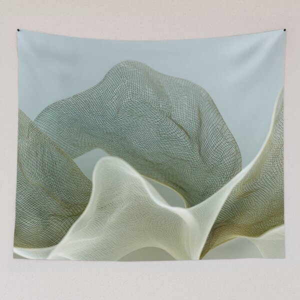 Item preview, Waves of fabric ripple in soft light designed and sold by anytka.