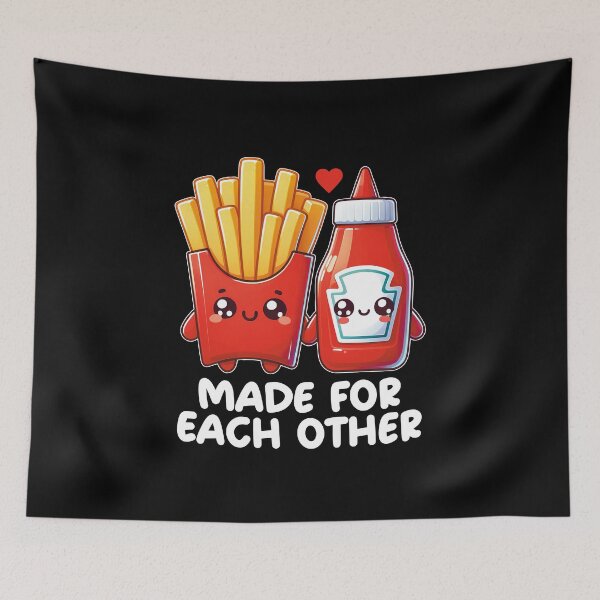 Item preview, Ketchup And Fries: Made For Each Other designed and sold by Lisetta Collection.