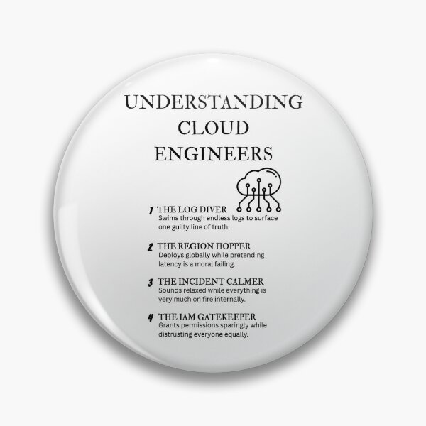 Item preview, Cloud Engineer Humor – Relatable Tech Personality Designs designed and sold by PsyFlow35.
