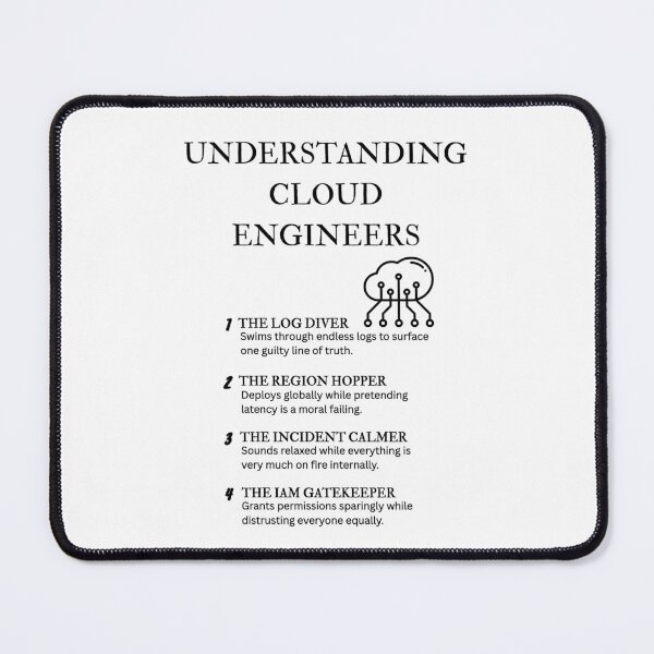 Item preview, Cloud Engineer Humor – Relatable Tech Personality Designs designed and sold by PsyFlow35.