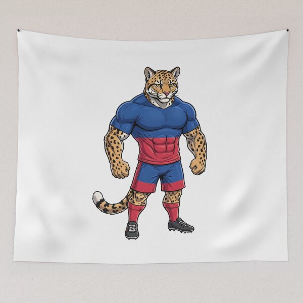 Item preview, Strong Haitian Ocelot Football Mascot2026 designed and sold by ArtByKatti.