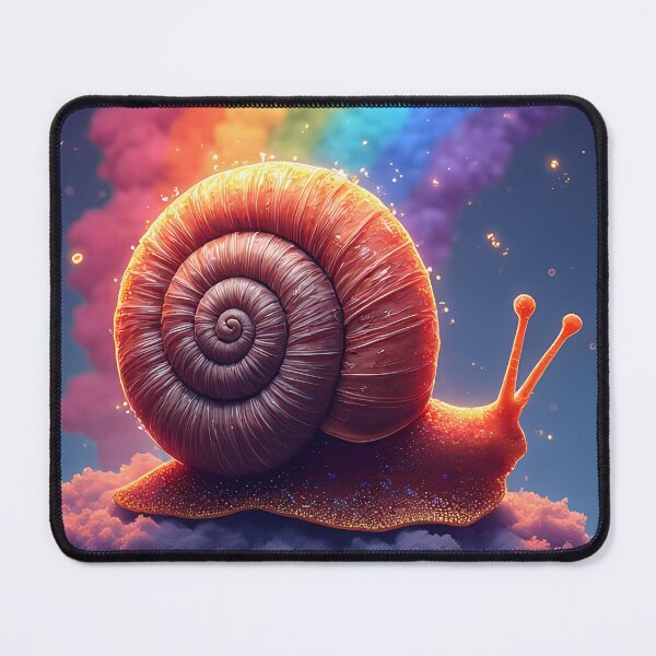 Item preview, Rainbow snail on a cloud of fantasy designed and sold by Mianku | Für das Leben.
