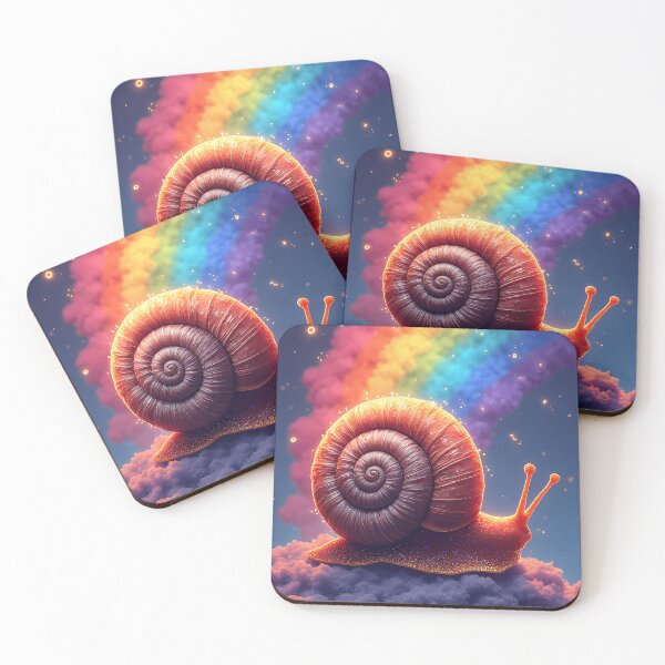 Item preview, Rainbow snail on a cloud of fantasy designed and sold by Mianku | Für das Leben.