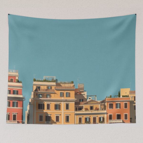 Item preview, Buildings under blue sky in city designed and sold by anytka.