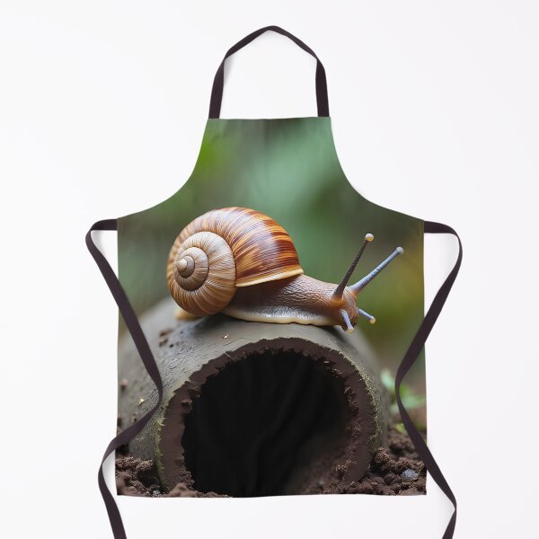 Item preview, Snail on a hollow tree trunk in the garden designed and sold by Mianku | Für das Leben.