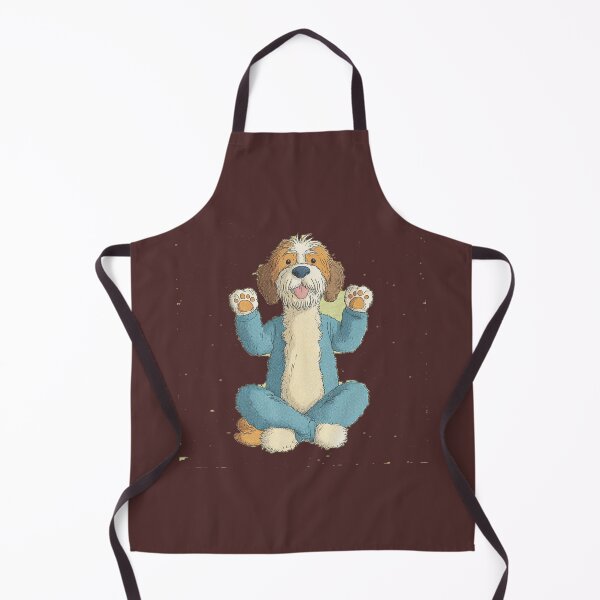 Item preview, Namaste Dog - Funny Cartoon Yoga & Meditation Puppy designed and sold by Cairo-Ink.