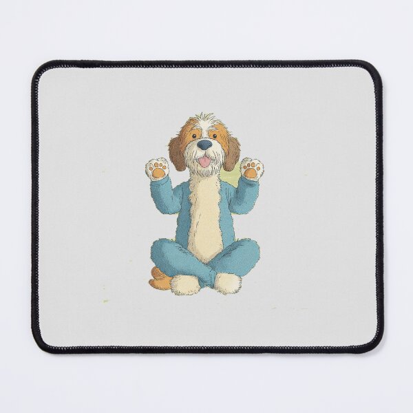 Item preview, Namaste Dog - Funny Cartoon Yoga & Meditation Puppy designed and sold by Cairo-Ink.