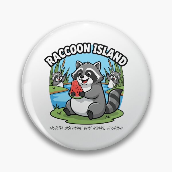 Item preview, Raccoon Island – Florida Coastal Island designed and sold by NoGoodDeeds.