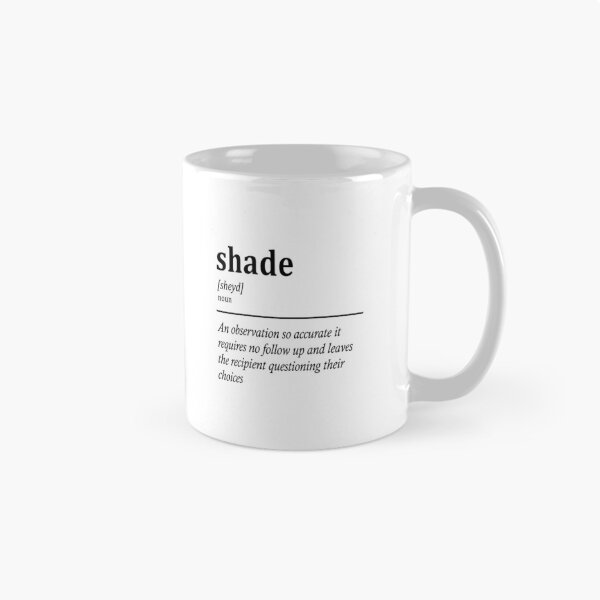 Item preview, Shade – Dictionary Definition | Bold Typography Design designed and sold by SodaRebel.