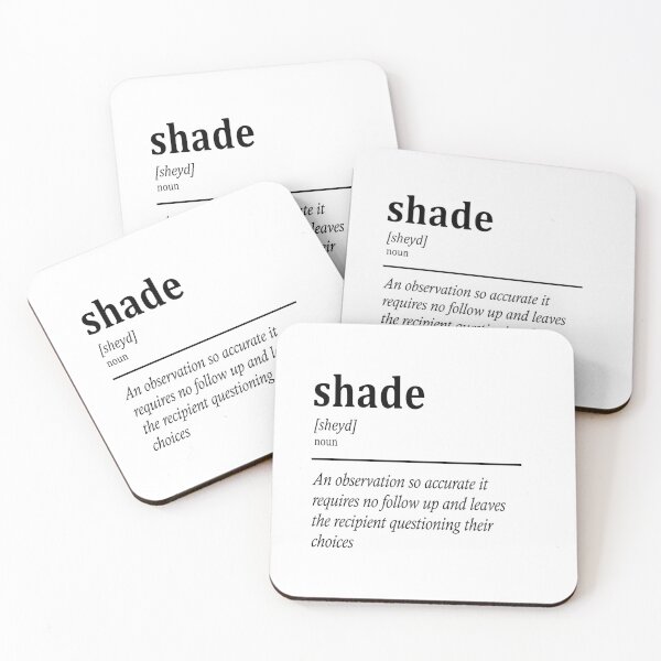Item preview, Shade – Dictionary Definition | Bold Typography Design designed and sold by SodaRebel.