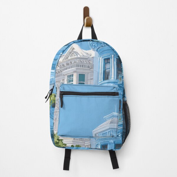 Item preview, Colorful buildings on city street designed and sold by anytka.
