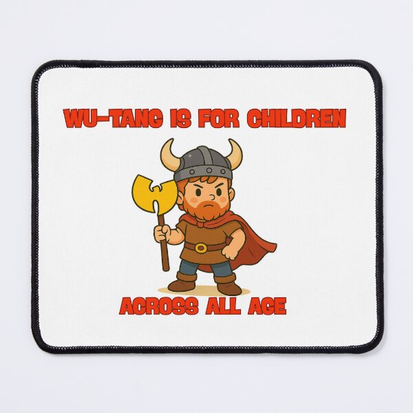 Item preview, Cute Viking Kid with Iconic Wutang Hammer – Norse Hip Hop Mashup Art designed and sold by Passacagliabusra.