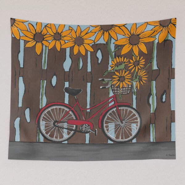 Item preview, Red Bicycle Bike Life designed and sold by Sartoris Art.