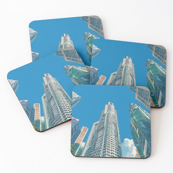 Item preview, Tall skyscrapers and blue skies designed and sold by anytka.