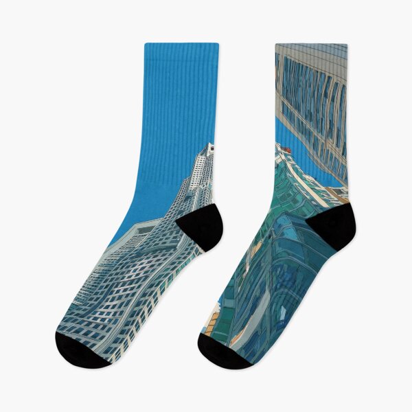 Item preview, Tall skyscrapers and blue skies designed and sold by anytka.