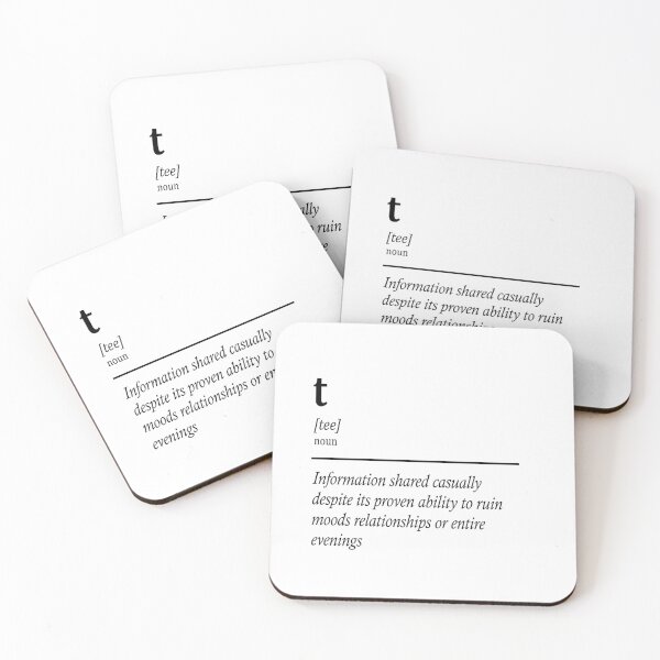Item preview, T – Dictionary Definition | Minimal Slang Typography designed and sold by SodaRebel.
