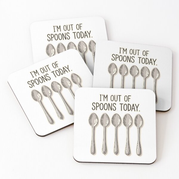 Item preview, Spoon Theory  - Disability Pride Empowerment Design designed and sold by FitEnvy.