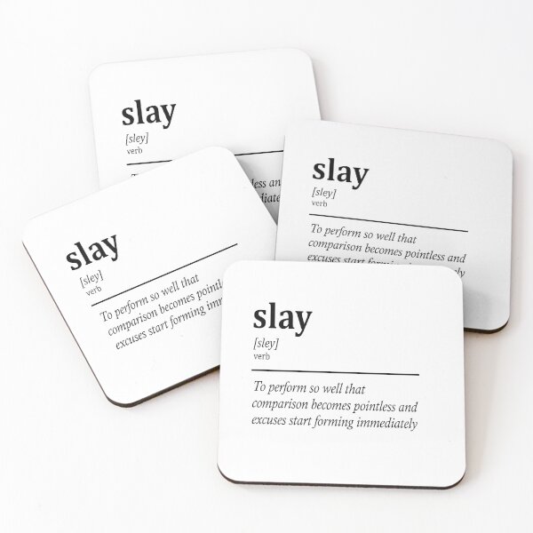 Item preview, Slay – Dictionary Definition | Statement Typography Design designed and sold by SodaRebel.
