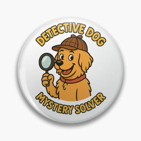 Item preview, Detective Dog Pet Mystery Pun designed and sold by TwillTees.