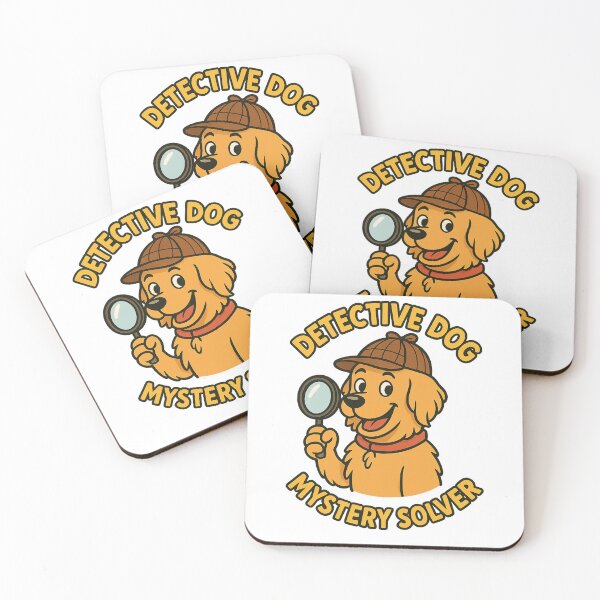 Item preview, Detective Dog Pet Mystery Pun designed and sold by TwillTees.