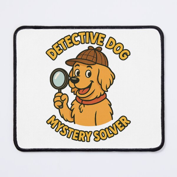 Item preview, Detective Dog Pet Mystery Pun designed and sold by TwillTees.