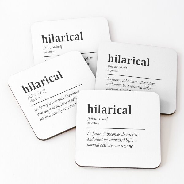 Item preview, Hilarical – Dictionary Definition | Modern Word Art designed and sold by SodaRebel.