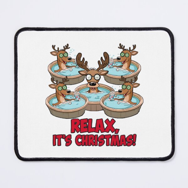 Item preview, Reindeer Spa Day – Relax, It’s Christmas Funny Holiday Design designed and sold by gavinroyal.