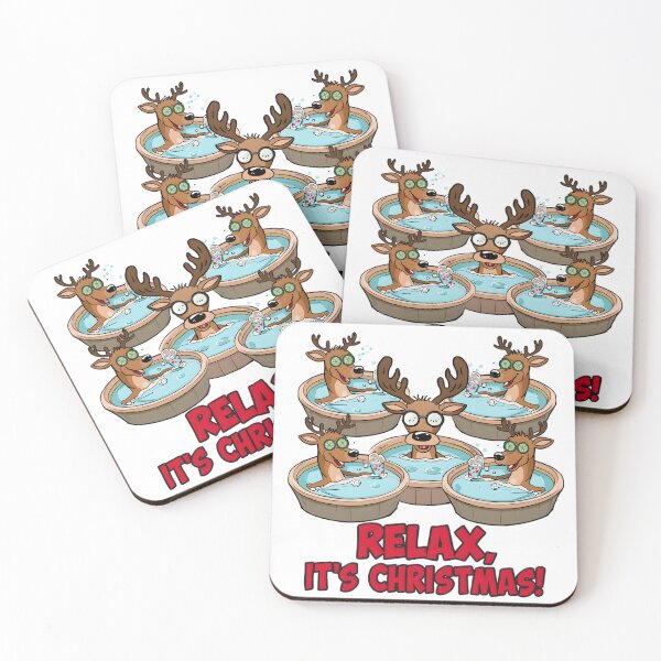 Item preview, Reindeer Spa Day – Relax, It’s Christmas Funny Holiday Design designed and sold by gavinroyal.