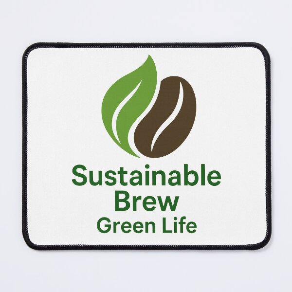 Item preview, Sustainable Brew Eco Coffee Design designed and sold by TwillTees.