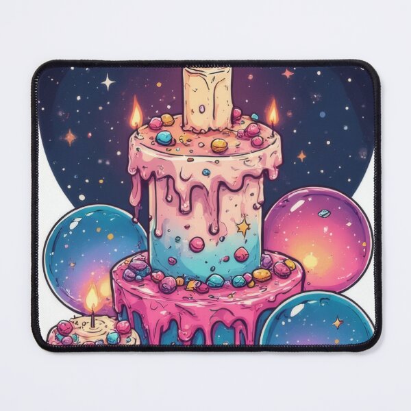 Item preview, Playful birthday cake with a space theme designed and sold by Mianku | Für das Leben.