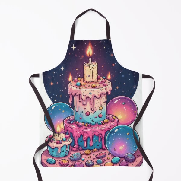 Item preview, Playful birthday cake with a space theme designed and sold by Mianku | Für das Leben.