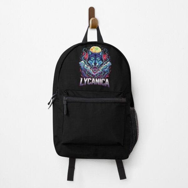 Item preview, Lycanica – Cosmic Neon Wolf Fantasy Art designed and sold by Dogandesighn.