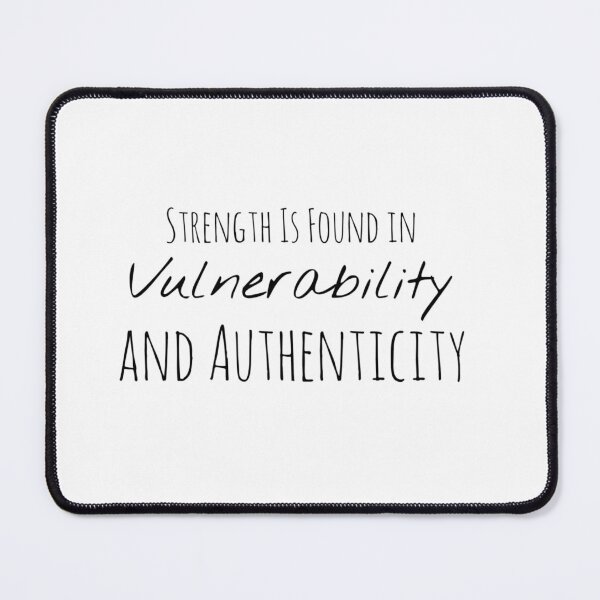 Item preview, Strength Is Found in Vulnerability and Authenticity – Self-Love Affirmation designed and sold by Camila Ardila.