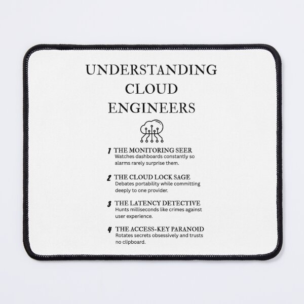 Item preview, Understanding Cloud Engineering – Humor Collection designed and sold by PsyFlow35.