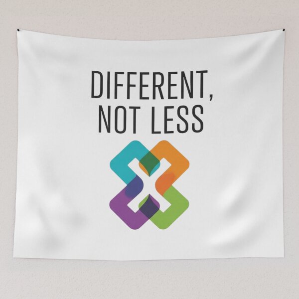 Item preview, Different, Not Less  - Disability Pride Empowerment Design designed and sold by FitEnvy.